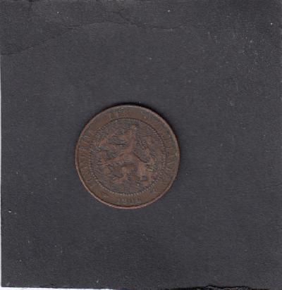 Beschrijving: 2 1/2 Cent WILHELMINA